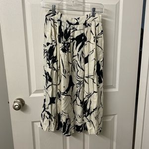 Floral Print Midi Skirt